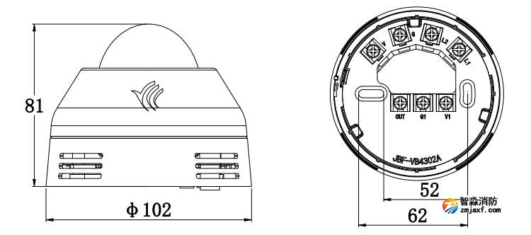 JBF4372R-C型無線聲光報警器安裝說明